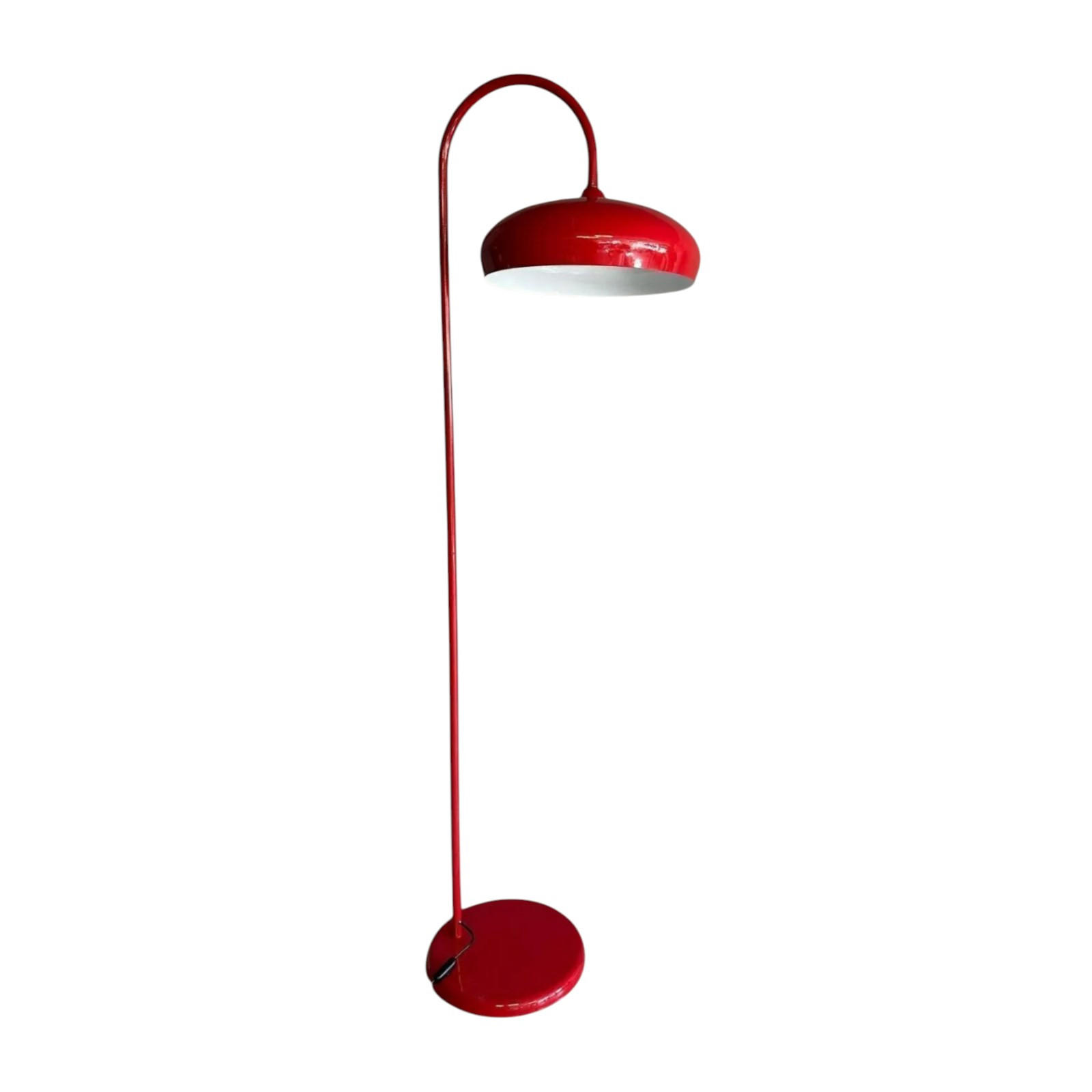 STEHLAMPE Bralo 180 Cm - Rot, Metall (37/37/180cm) - Bamyum