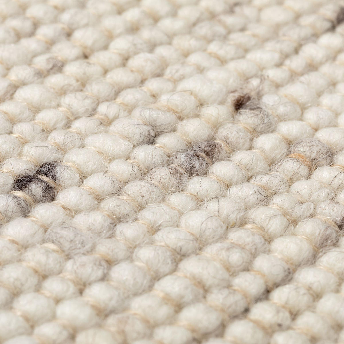 FLACHGEWEBETEPPICH 70/130 cm Paros - Creme, Naturmaterialien (70/130cm) - Steffensmeier