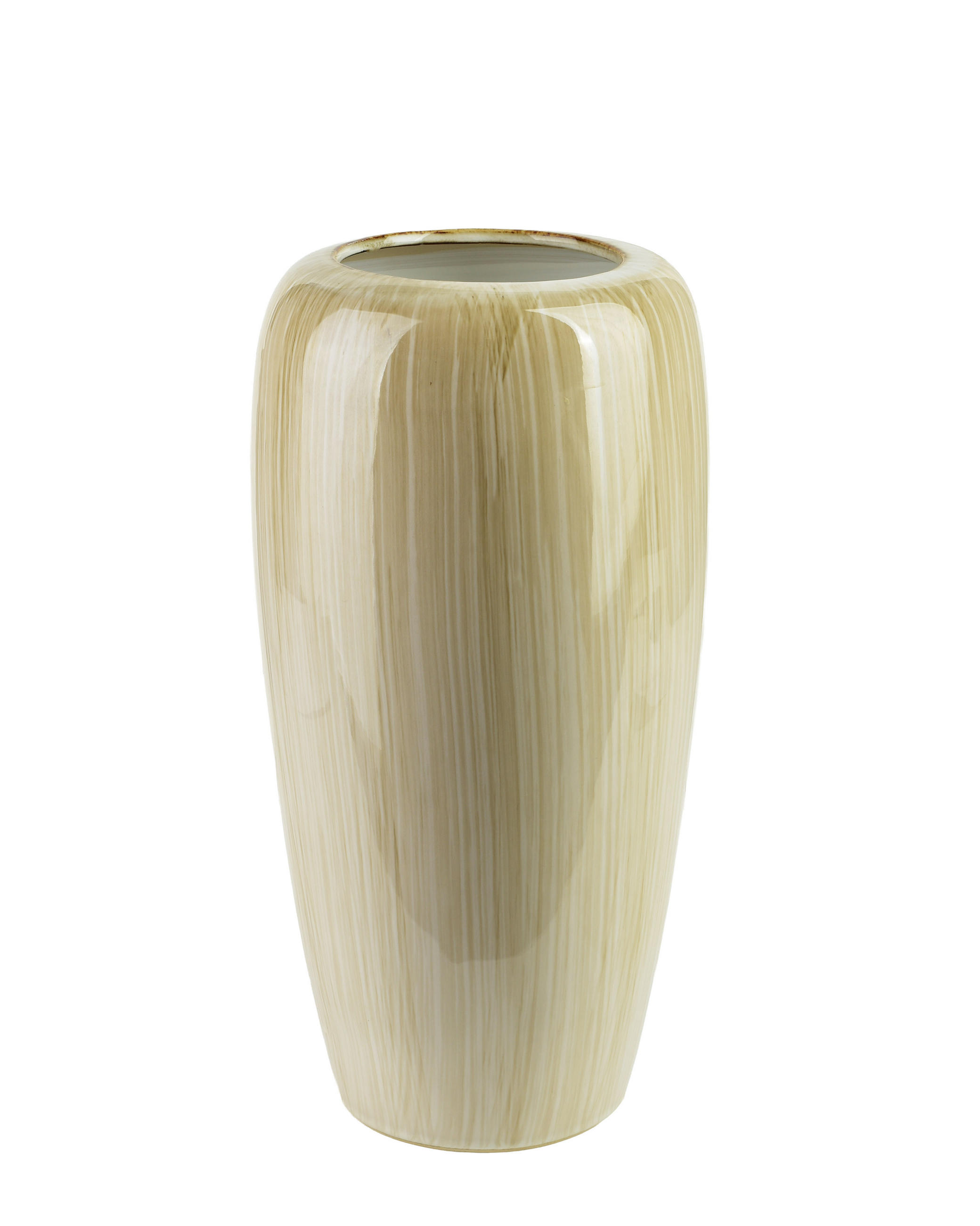 VASE Manon - Beige, Keramik (41cm) - Mondex