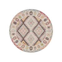 VINTAGE-TEPPICH George waschbar ø 160 cm rund - Multicolor, Kunststoff (160/160cm) - benuta