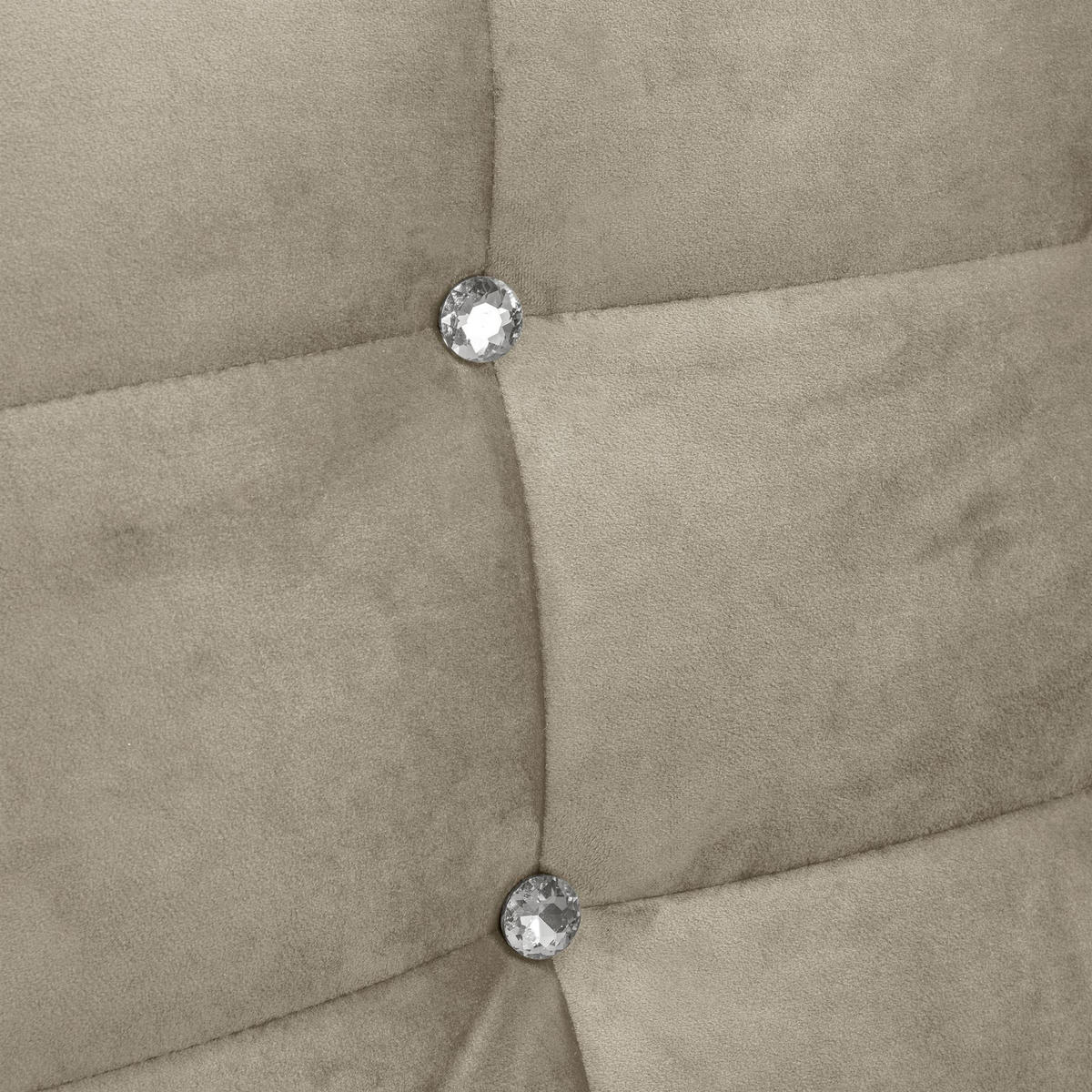 SOFA 3-Sitzer mit Bettfunktion Kaycee Samtvelours sahara - Sahara, Kunststoff (78/84/240cm) - 58aufmkessel