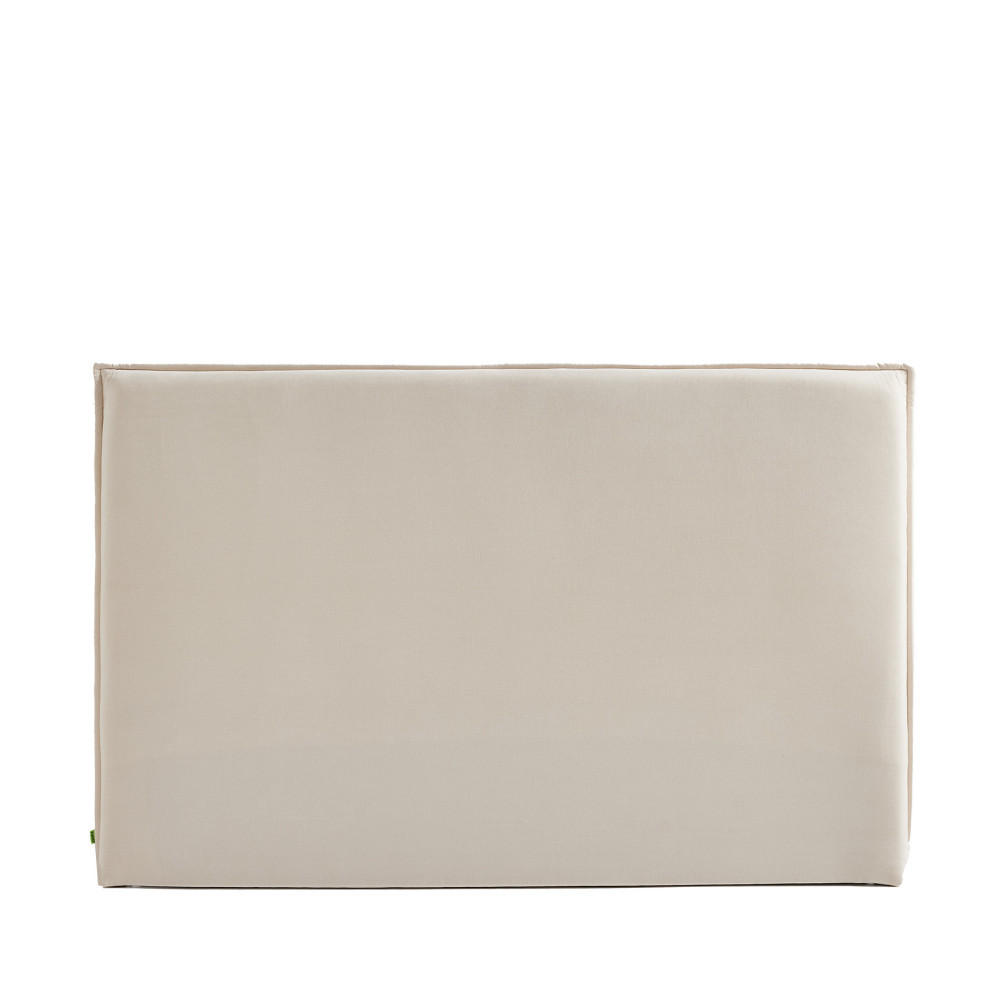 KOPFTEIL aus Chenille-Stoff, 170 cm lang - Macbeth - Ecru - Ecru, Textil (170/110/9cm) - Drawer