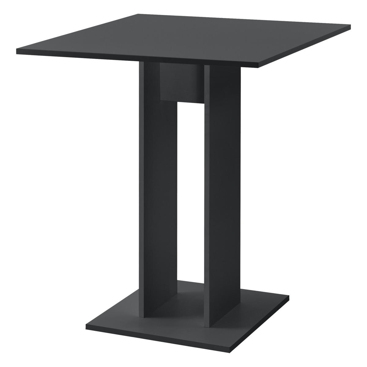 KÜCHENTISCH Lindesnes - Dunkelgrau, Holzwerkstoff (65/65/78cm) - [en.casa]