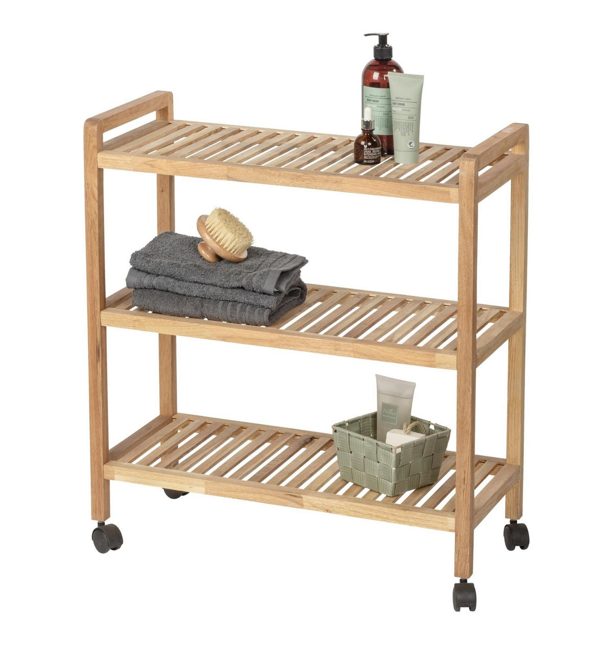 BADREGAL Norway Walnussholz - Braun, Holz (65/72/31cm)