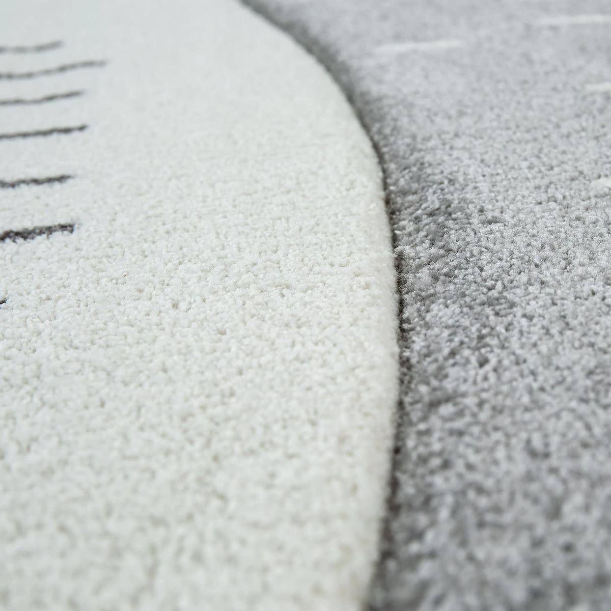 KINDERTEPPICH Bärengesicht Kinderzimmer schmutzabweisend Grau Rechteckig 80x150 - Grau, Textil (80/150cm) - KADIMA DESIGN