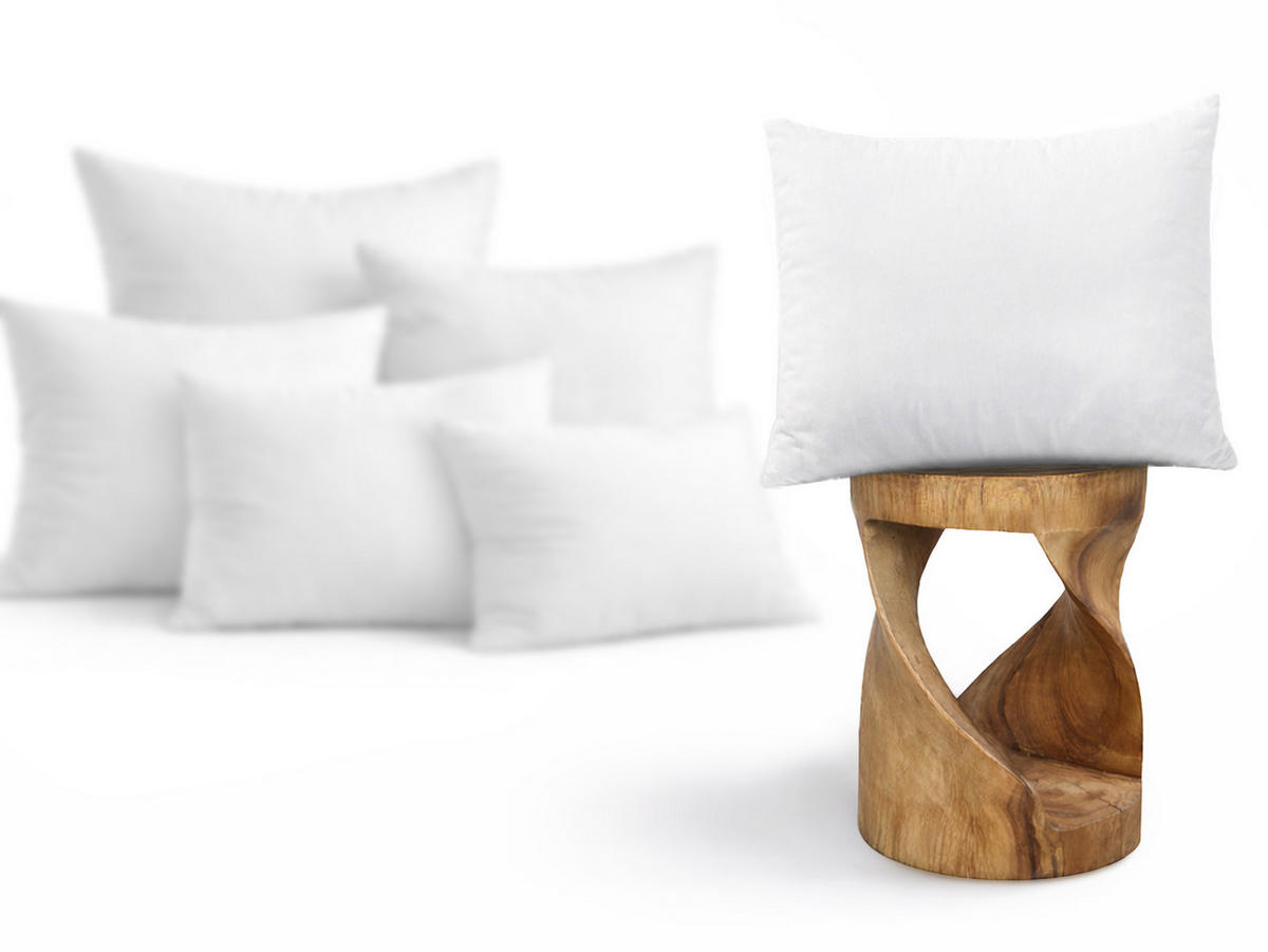 FEDERKISSEN PublikPrall 50/60 cm - Beige/Creme, Naturmaterialien/Textil (50/60cm) - beties Heimtextil