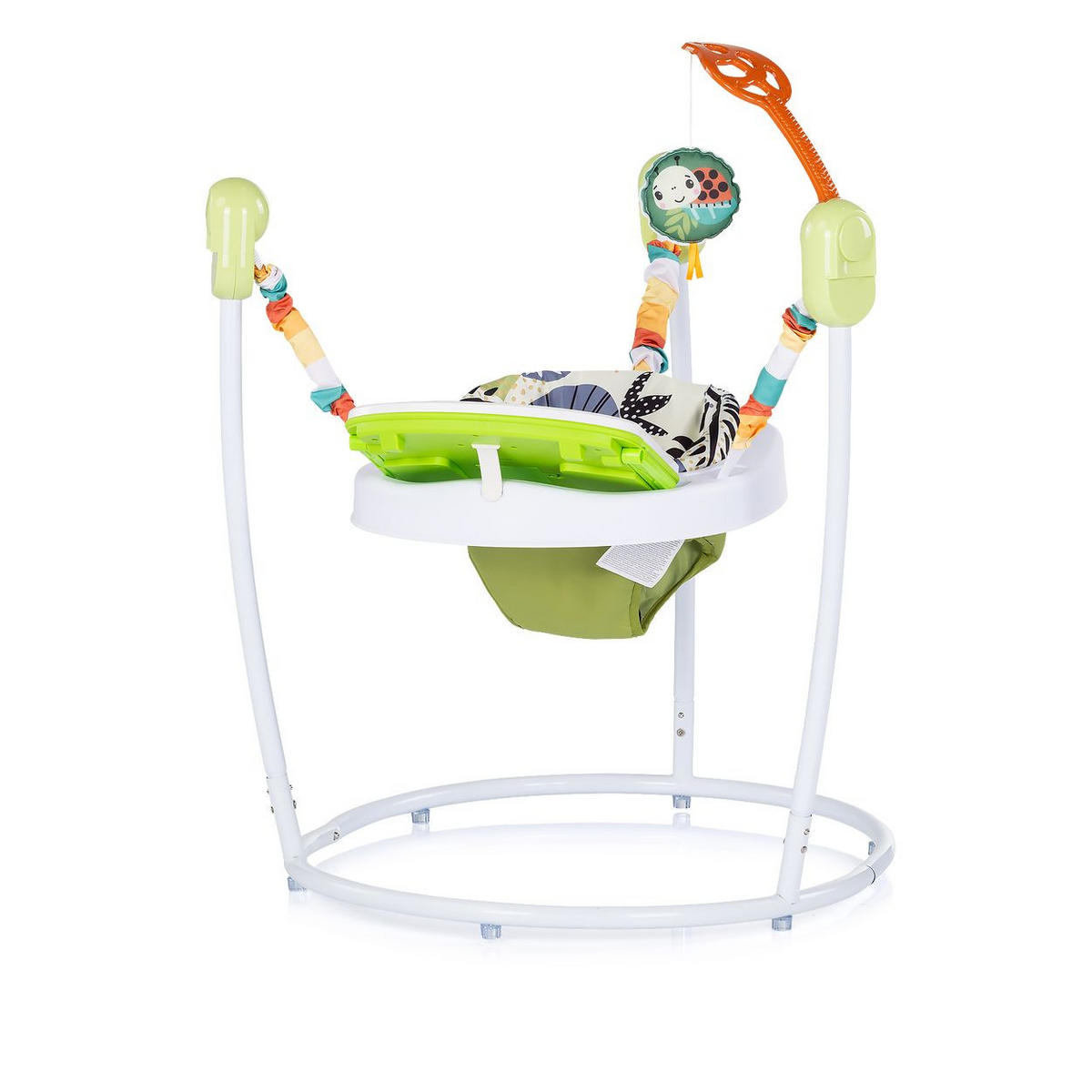HOPSER Jumpy Joy grün Spielcenter, Tiere Hängespielzeug Motorikspielzeug, Musikpanel - Grün, Kunststoff (66/71/71cm) - Chipolino