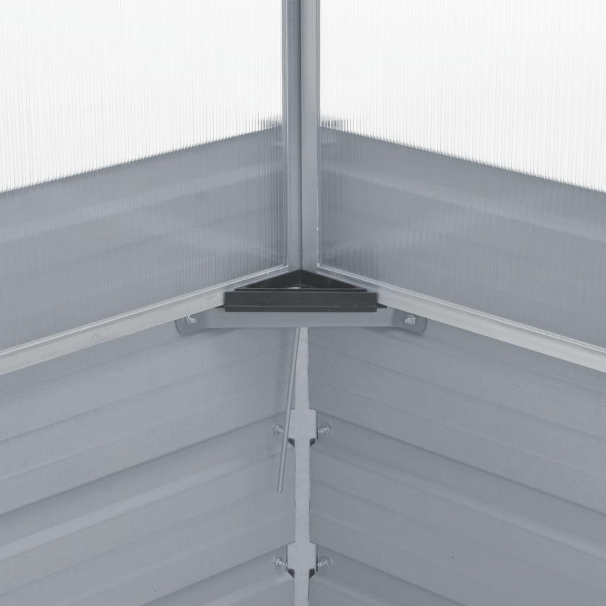 GEWÄCHSHAUS, 100/100/77 cm, aus Verzinkter Stahl, Grün - Grün, Metall (100/77/100cm) - vidaXL