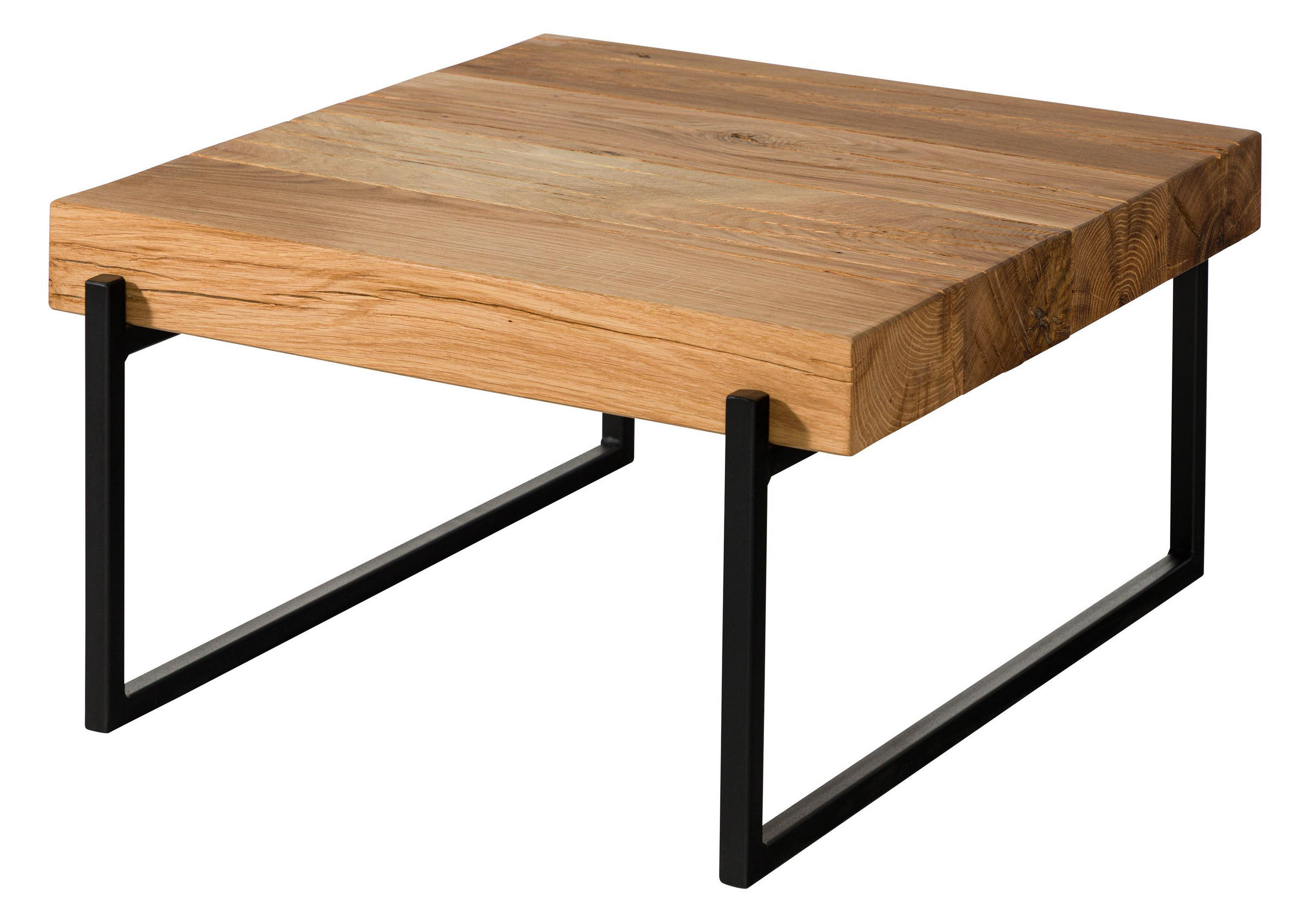 COUCHTISCH Eiche 90x90x35 natur geölt LOUNGE COLLECTION #03 - Braun, Holzwerkstoff (90/90/35cm) - Massivmoebel24