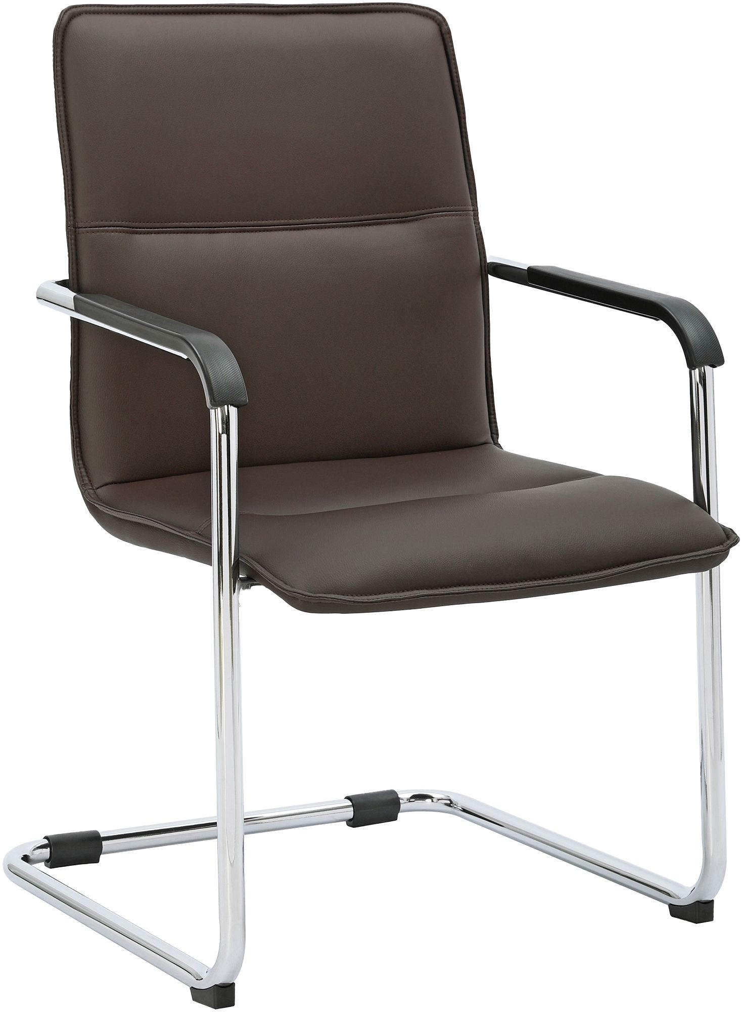 SCHWINGSTUHL Lederlook Braun - Braun, Textil/Metall (57/92/59cm) - CLP