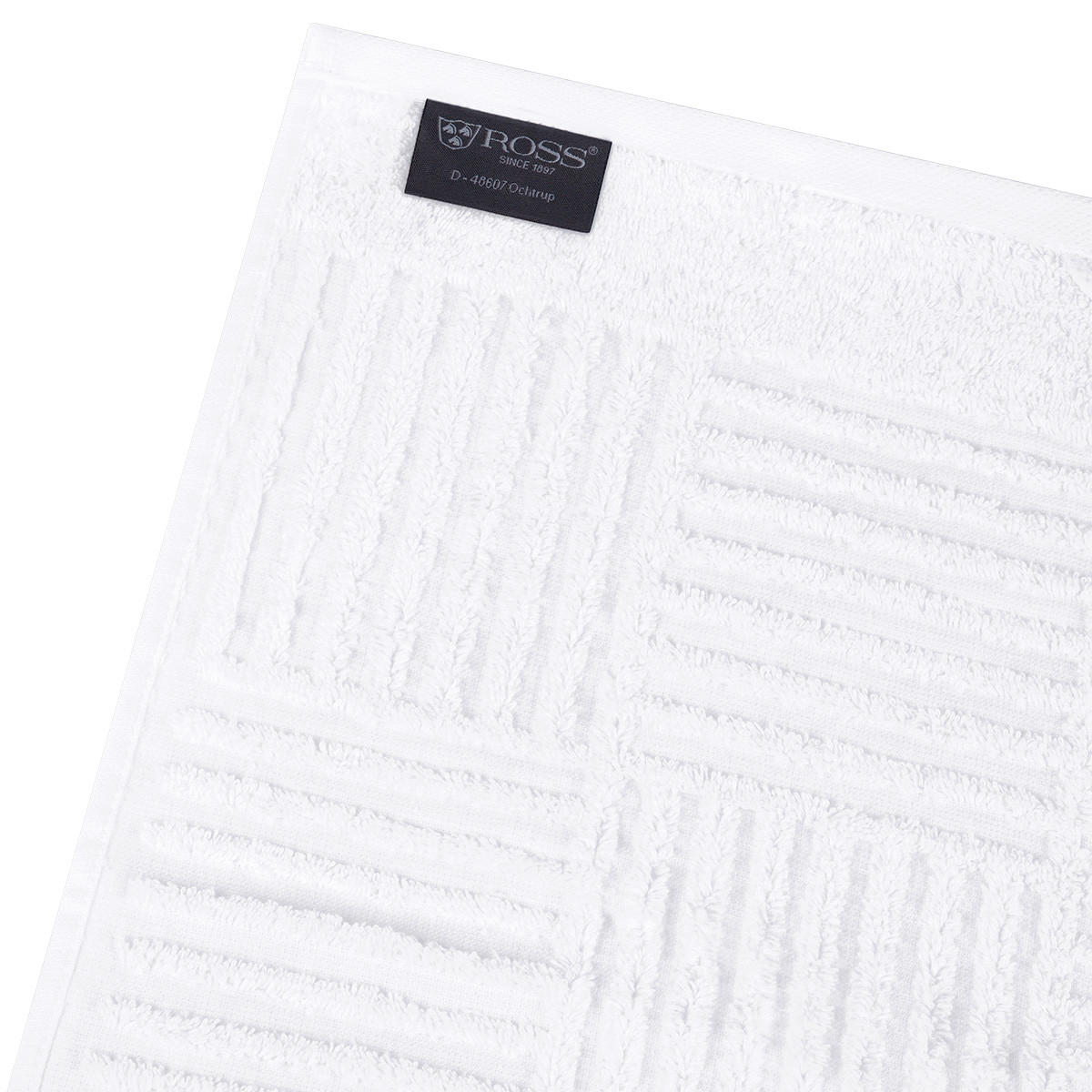 DUSCHTUCH Carre 2er-Set - Weiß, Textil (70/140cm) - Ross