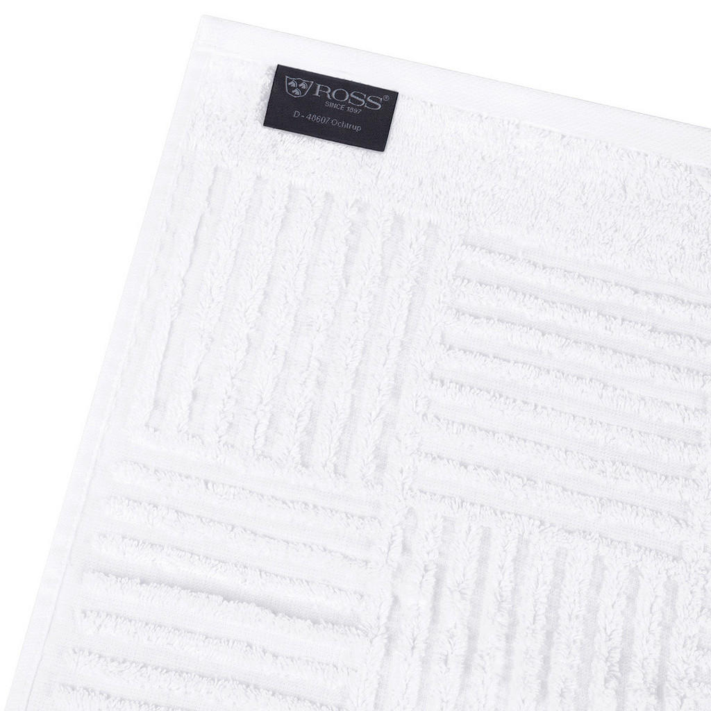 Thumbnail - Ross Frottierset, Weiß, Textil, Rechteckig, 50x100 cm, Badtextilien, Handtücher
