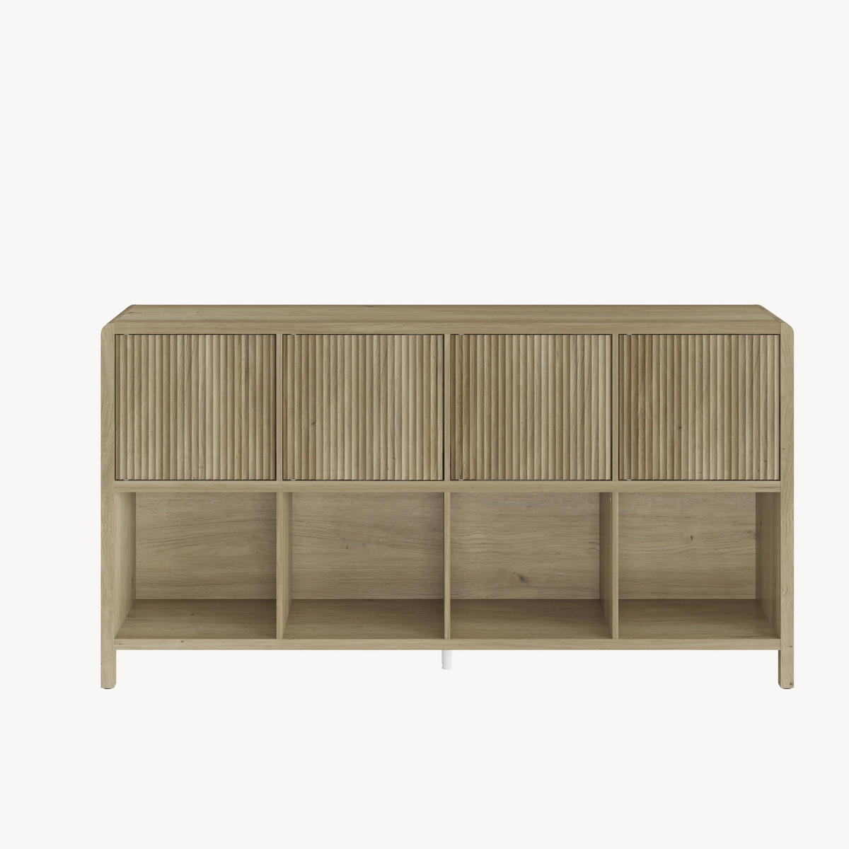 KOMODA Lukkodso - barva starého dubu, kompozitní dřevo (145/76.5/30cm) - [en.casa]