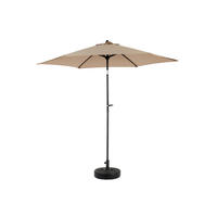 SONNENSCHIRM Doppel Rechteck khaki - Beige, Metall (264/264cm) - ComfortXL