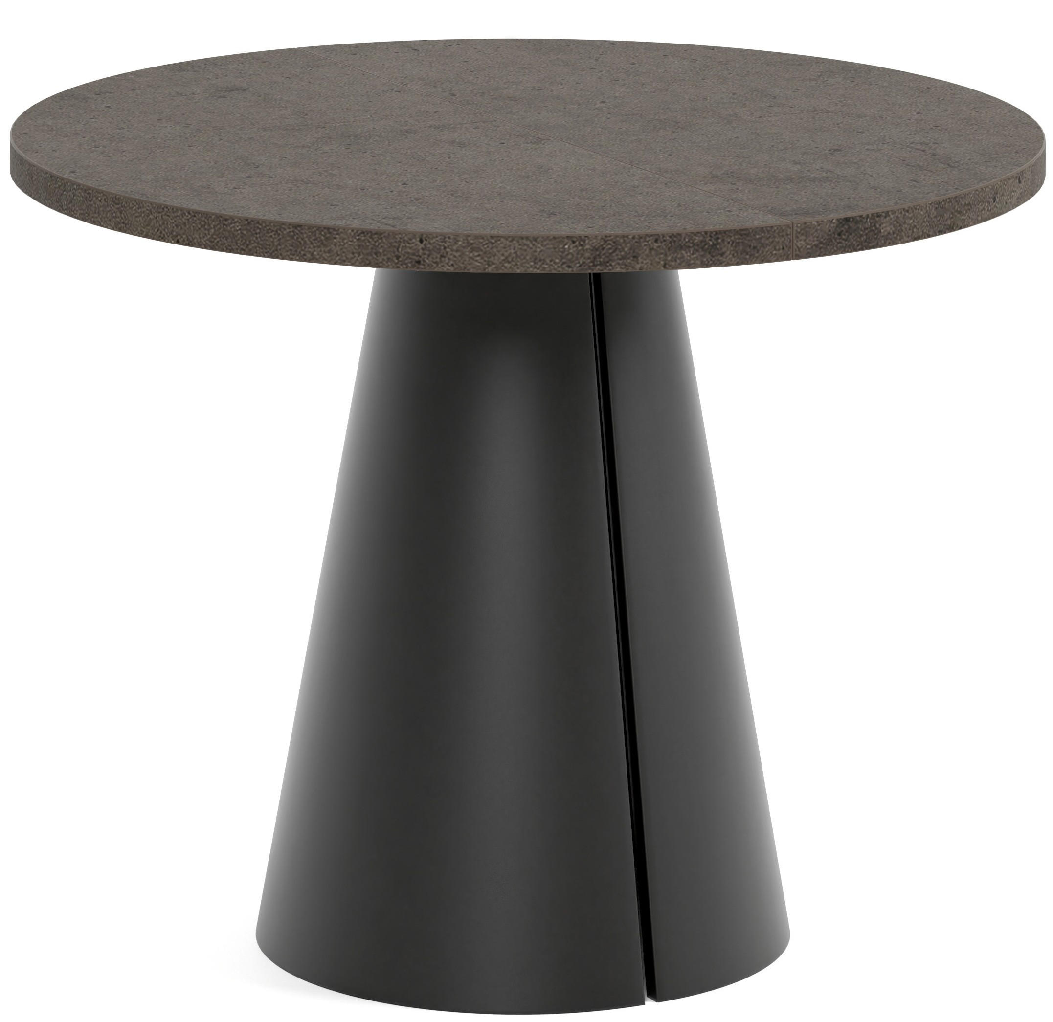TISCH Schwarz ALMA Ausziehbar 100/176 cm - Schwarz, Holzwerkstoff (2/100/76cm) - Sepro Meble