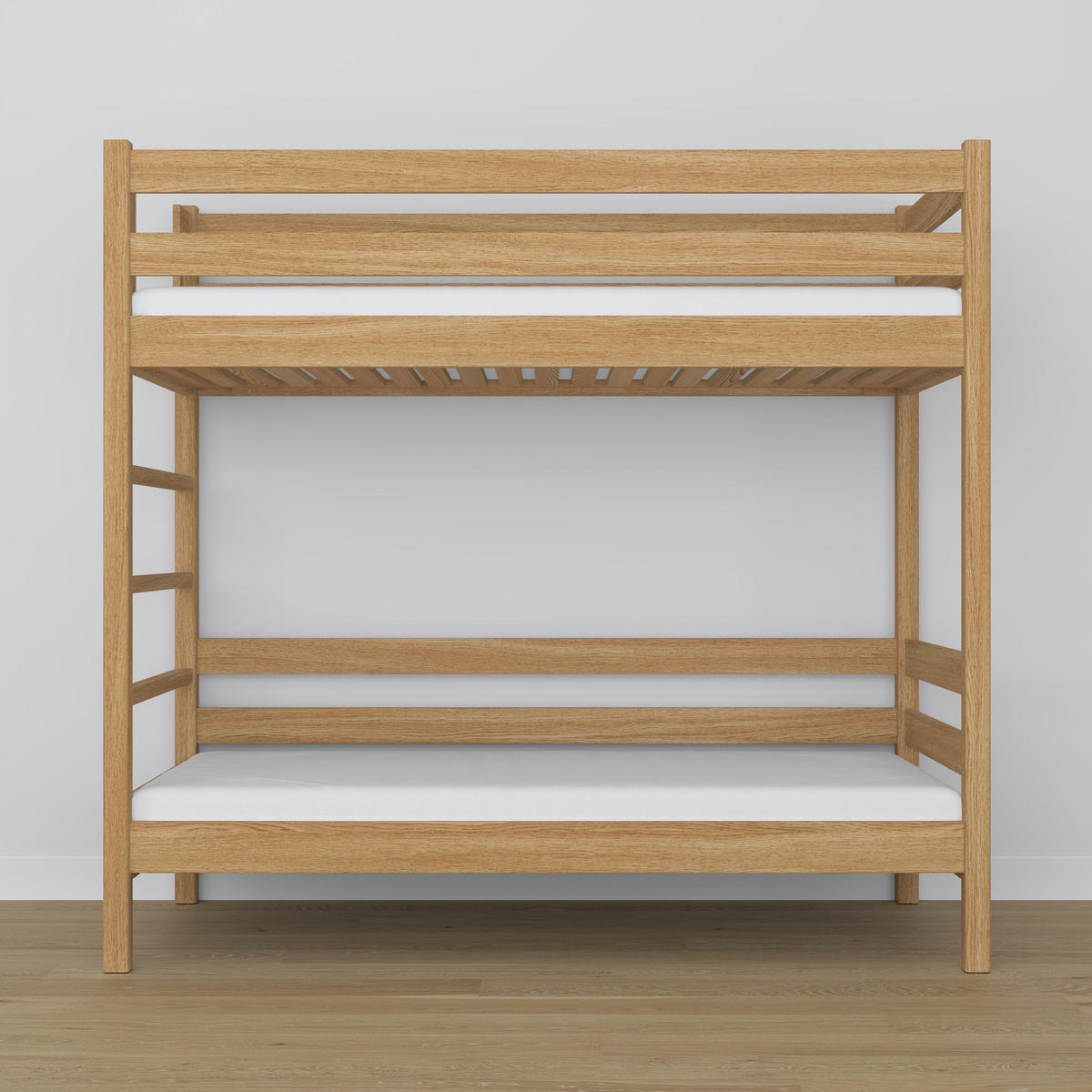 ETAGENBETT N03 Eiche Natur 90/200 - Eiche Artisan, Naturmaterialien/Holz (90/200cm) - N-Wood