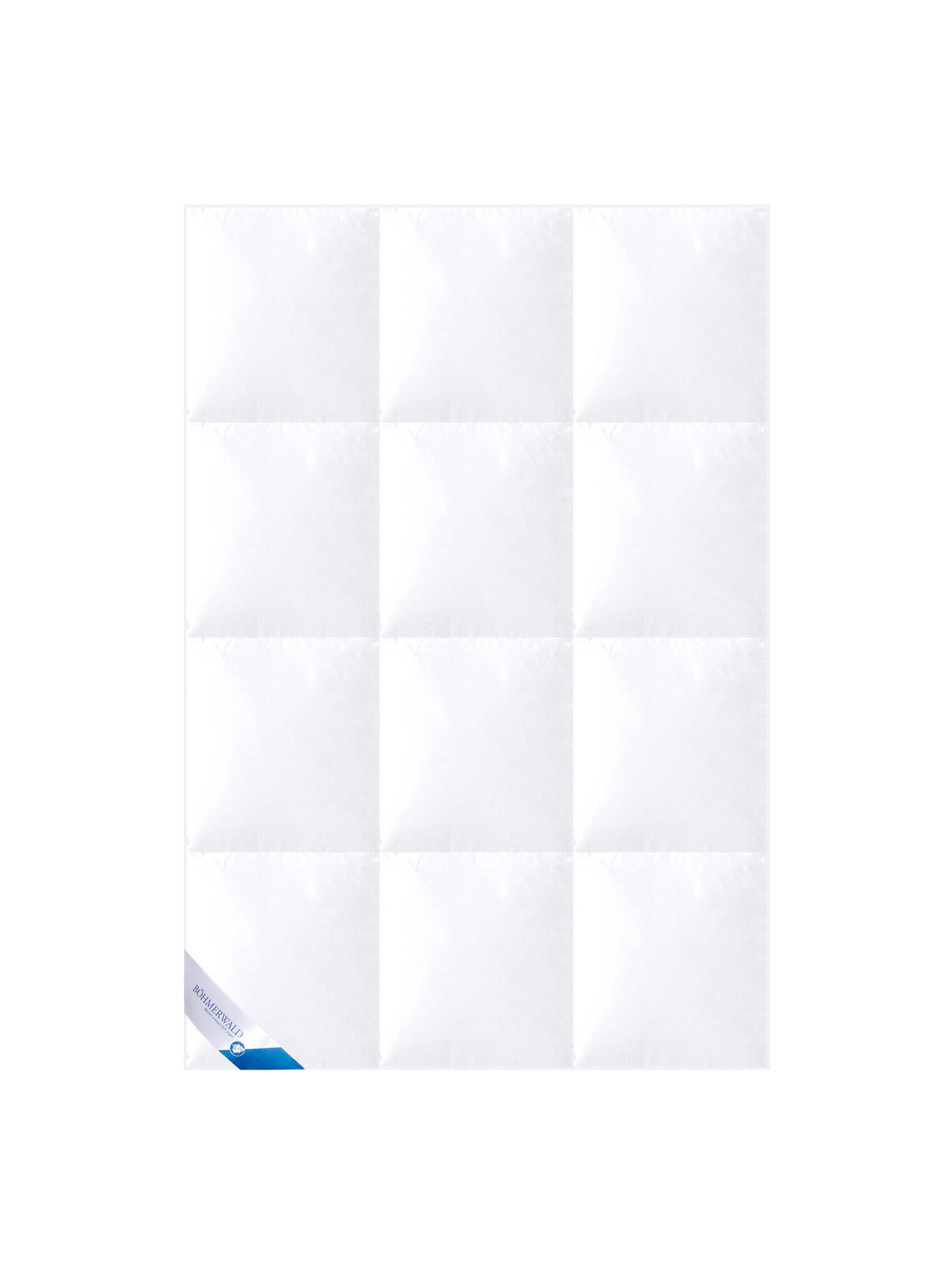 WINTERBETTDECKE KLASSIK Entendaunen extra warm - Weiß, Naturmaterialien/Textil (135/200cm) - Böhmerwald