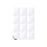 WINTERBETTDECKE Extra warm - 90 % DAUNEN - Weiß, Naturmaterialien/Textil (135/200cm) - Böhmerwald