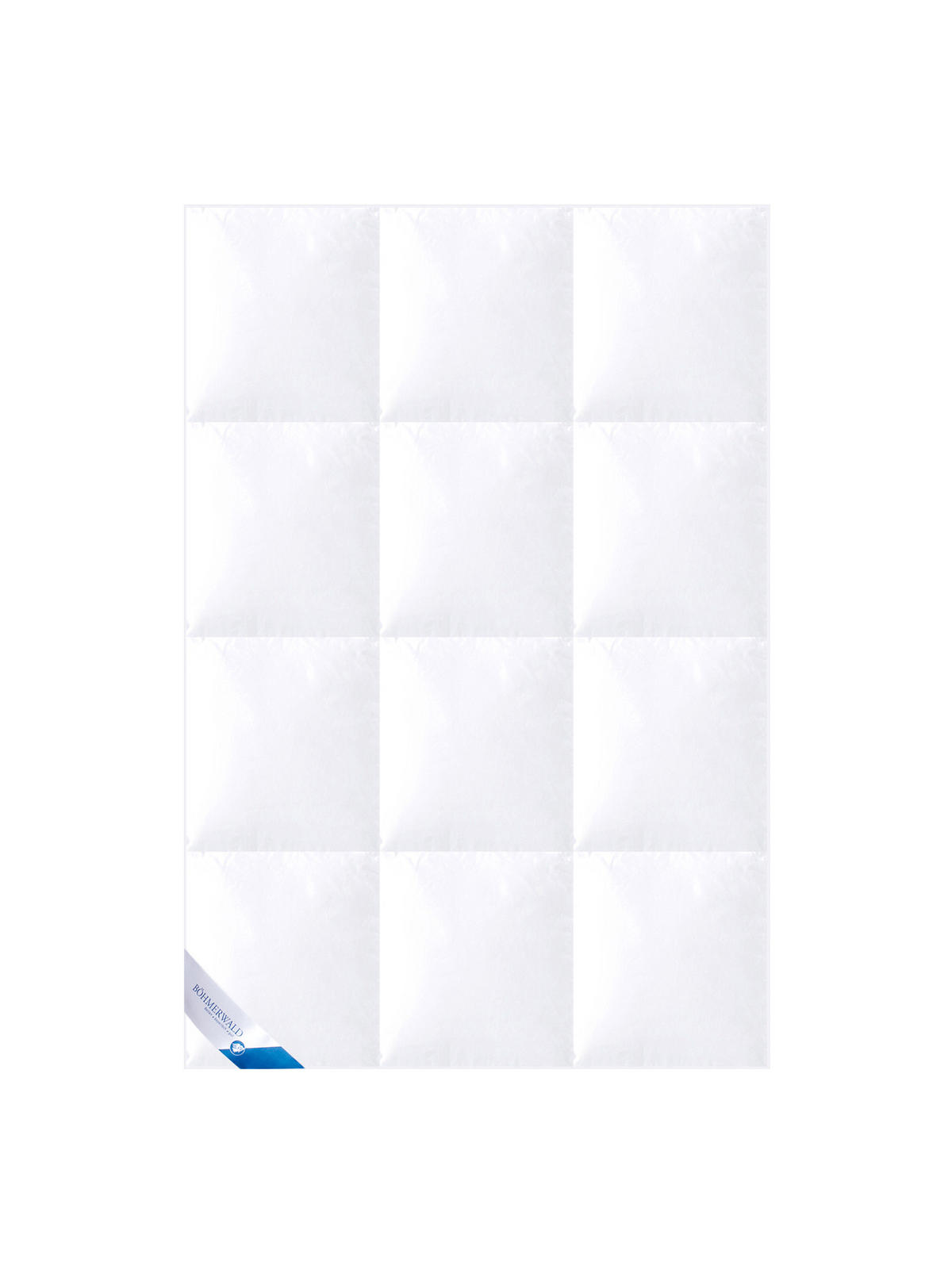 WINTERBETTDECKE Extra warm - 90 % DAUNEN - Weiß, Naturmaterialien/Textil (135/200cm) - Böhmerwald