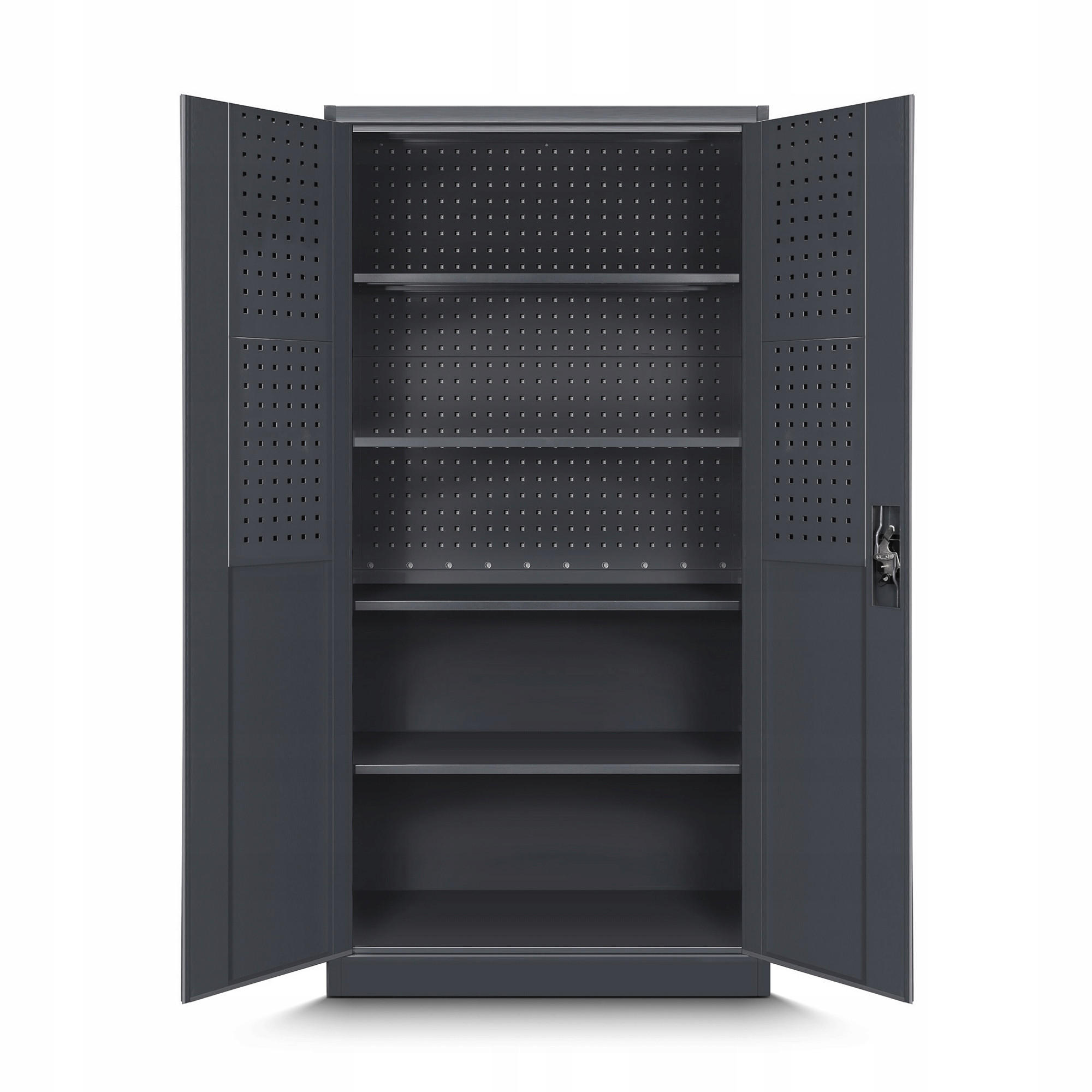 WERKZEUGSCHRANK BRUNO - Anthrazit, Metall (92/185/50cm) - Jan Nowak