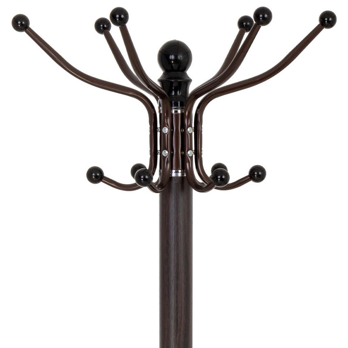 GARDEROBE aus metall 36x173cm - Braun, Metall (36/173/36cm) - Wanderlust