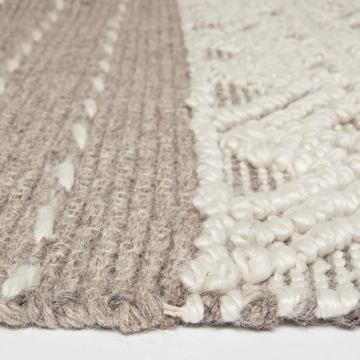 KELIM-TEPPICH Patna handgewebt 90/150 cm - Beige, Textil (90/150cm) - Homescapes