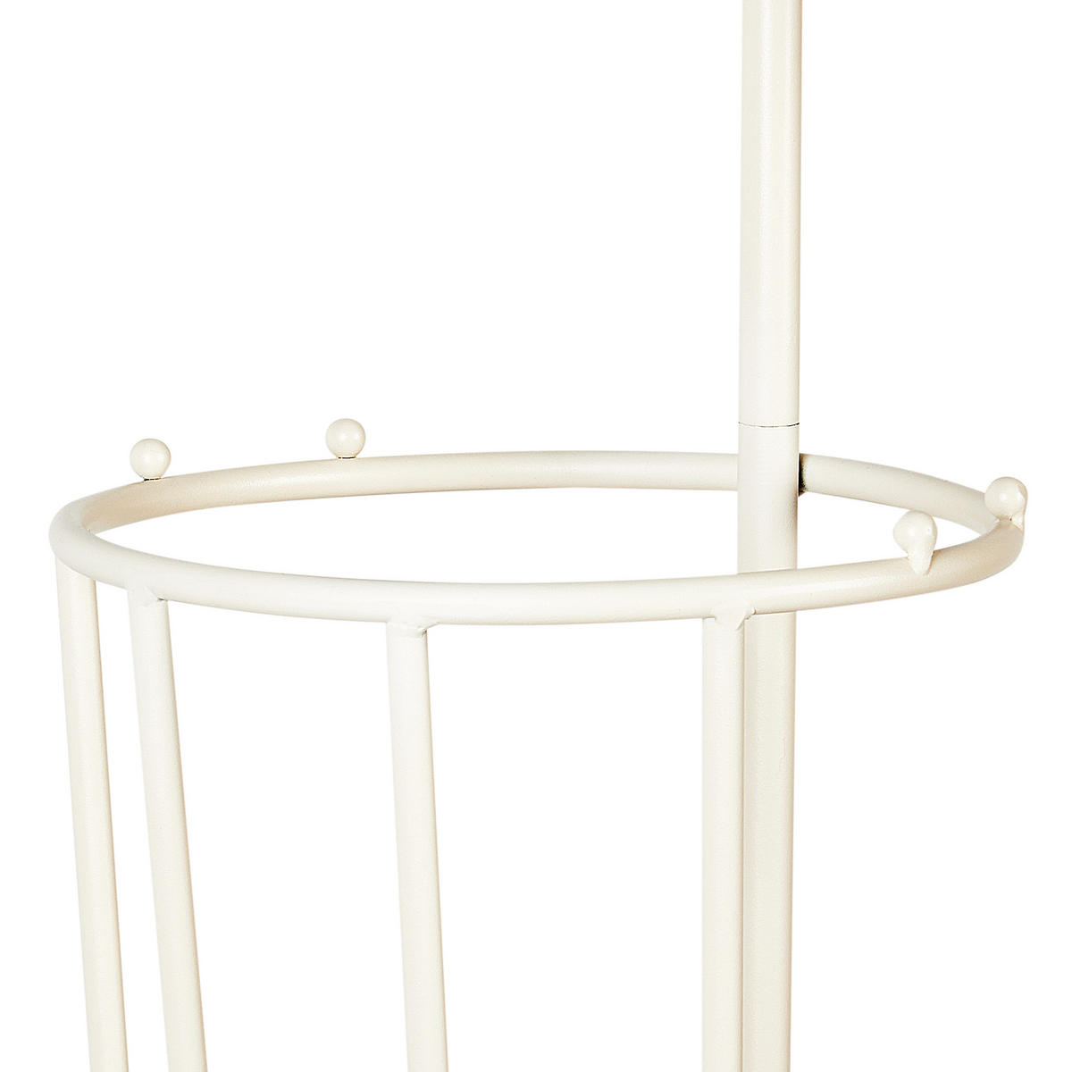 PARAPLYSTÄLL metall ljusbeige Chambord - Beige, Metall (26/70/26cm) - Beliani