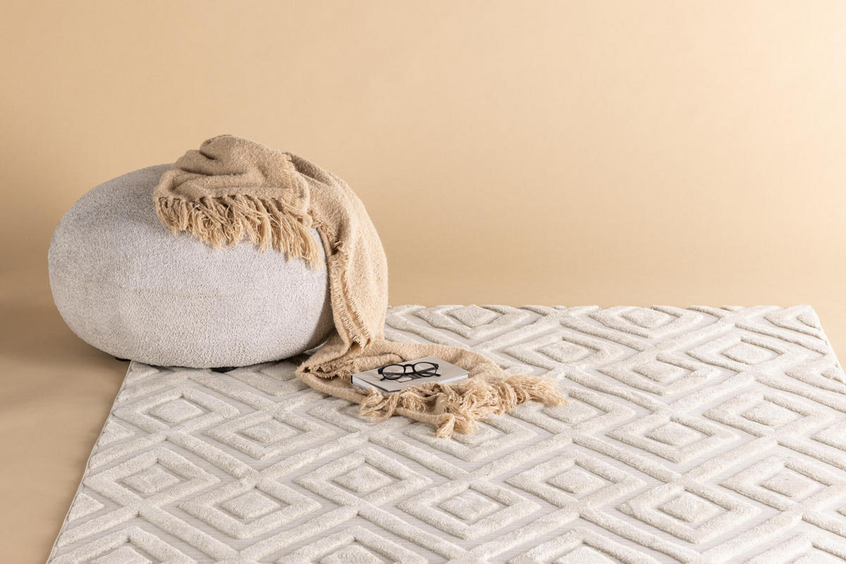WOHNZIMMERTEPPICH PIA Beige 160x230x2 cm - Beige, Textil (160/230cm) - FURNLUX