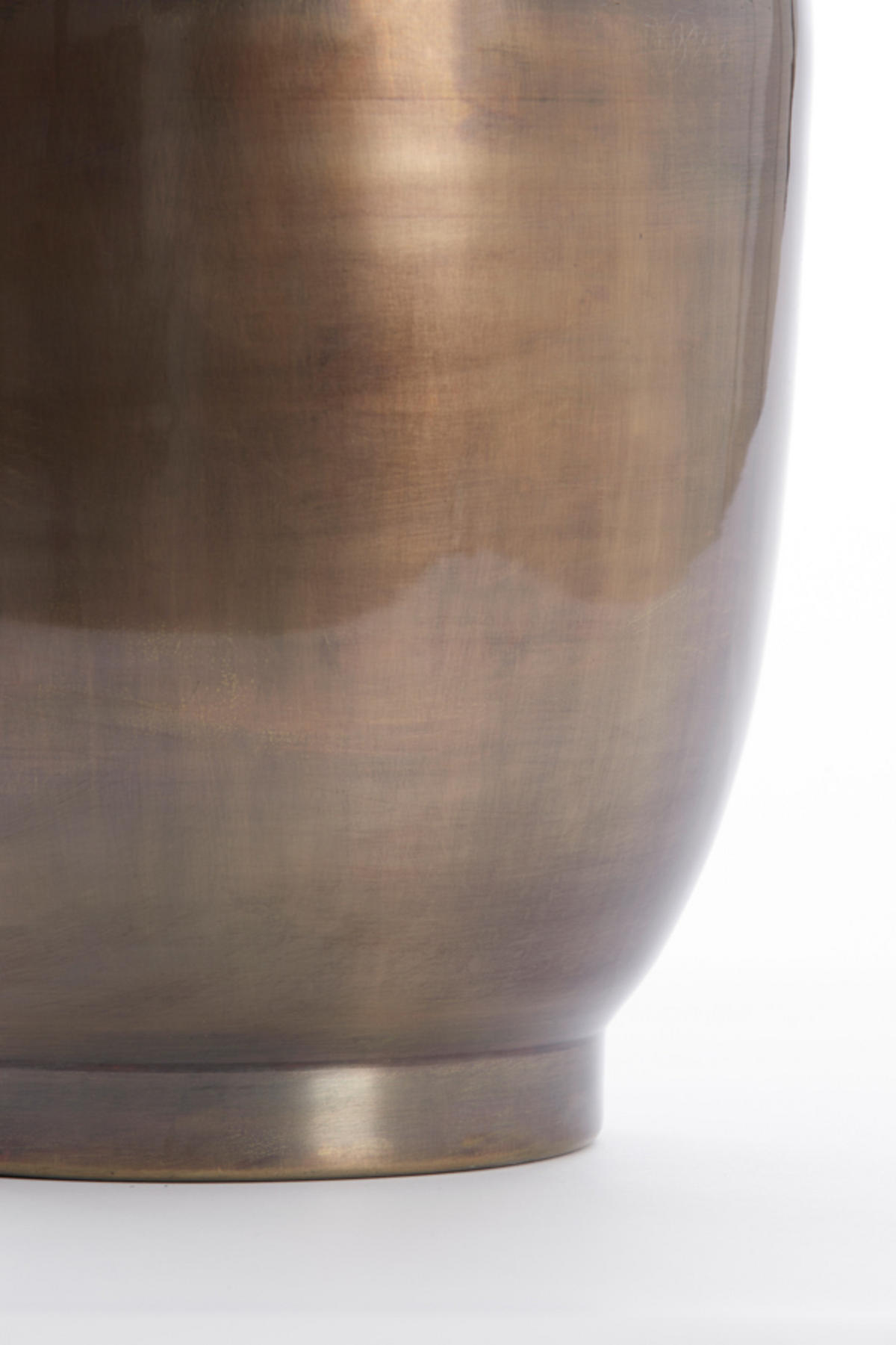 VASE Datuh Bronze Ø29/55 cm - Bronzefarben, Metall (55cm) - Light & Living