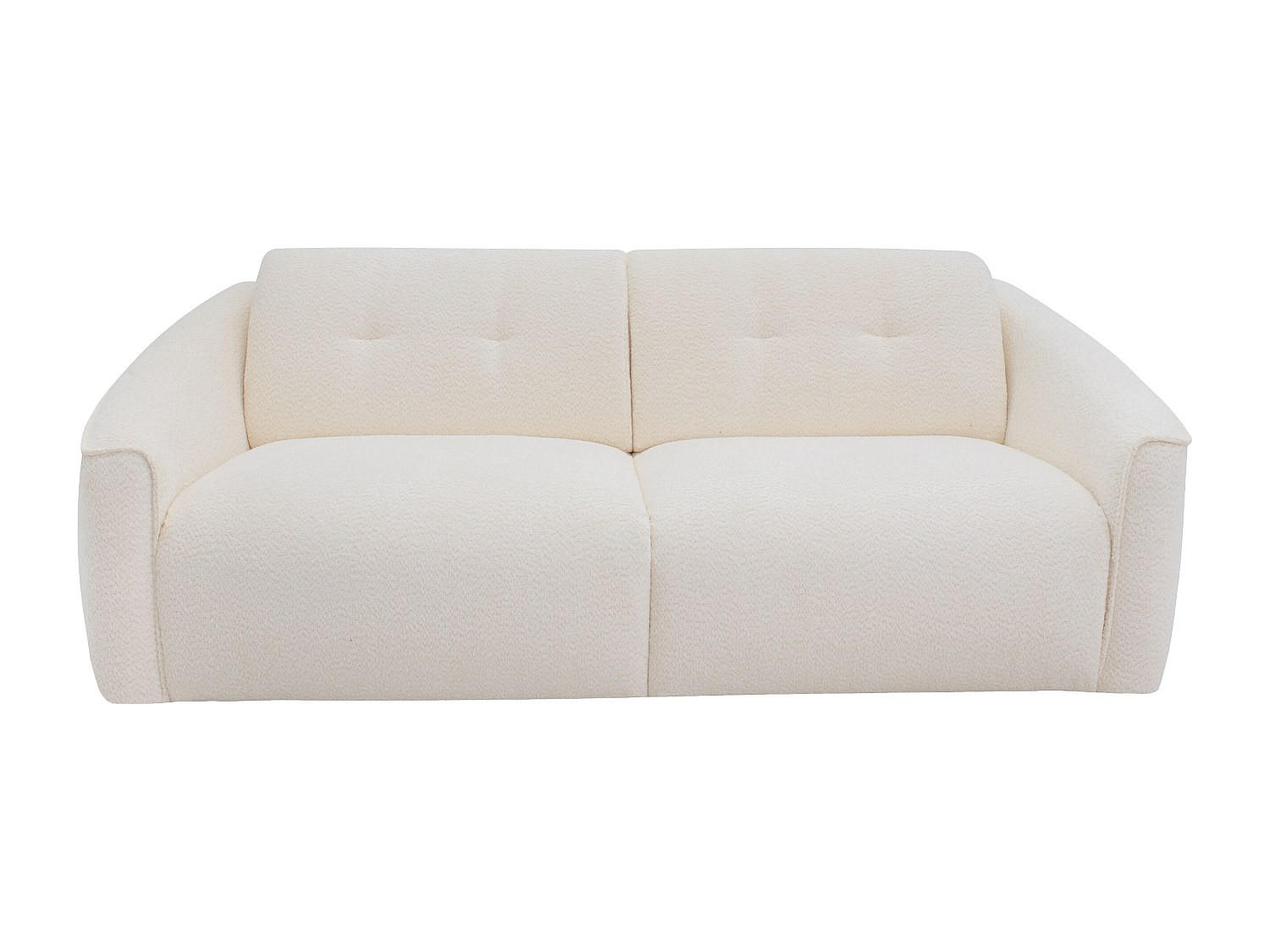 SCHLAFSOFA - 4 Personen - Stoff - Weiß - - Weiß, Textil (228/80/100cm) - Vente-Unique