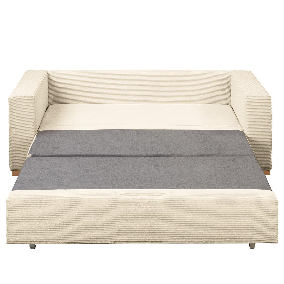 SCHLAFSOFA - Beige, Holz/Buchenholz (193/90/90cm) - home24