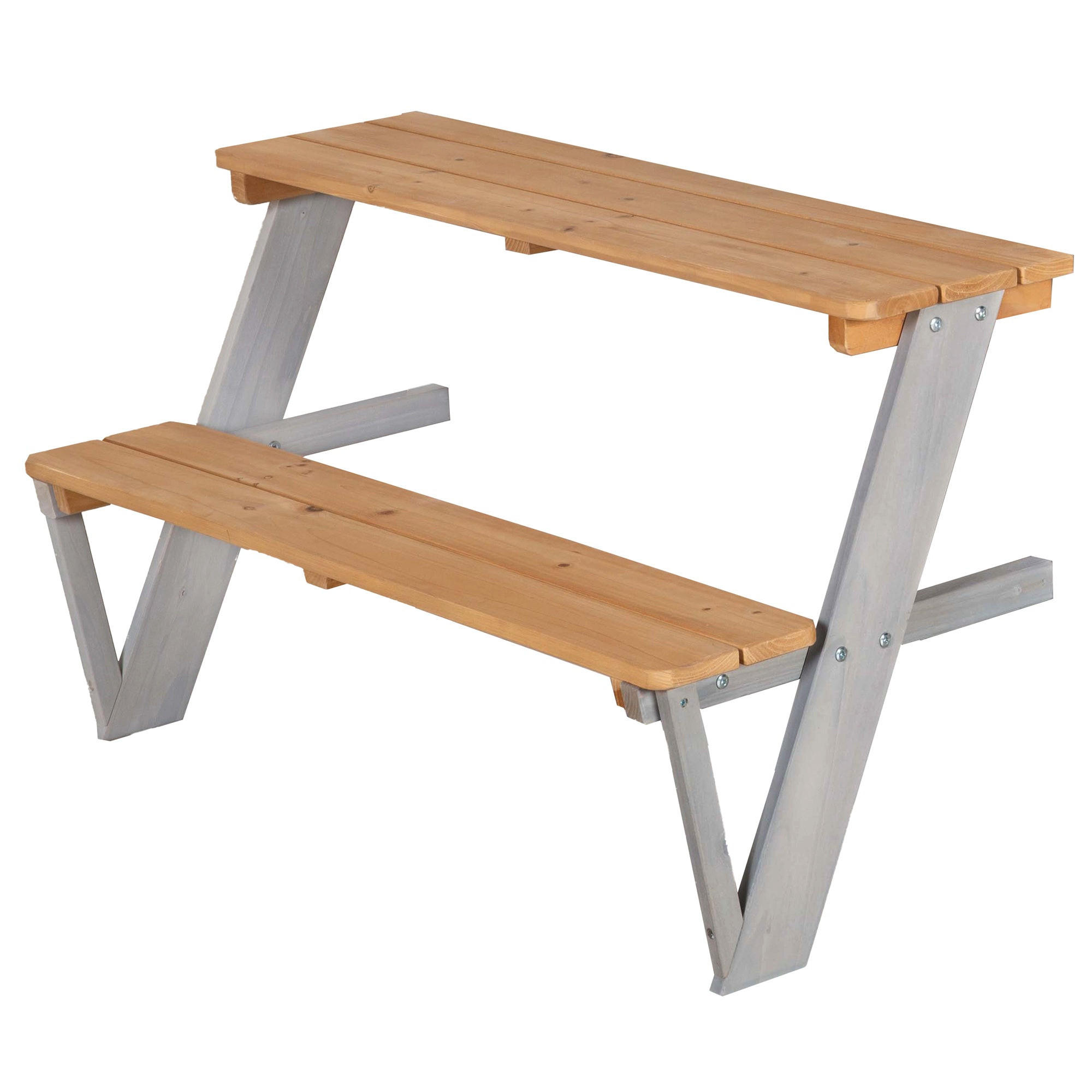 PICKNICKERWEITERUNGSSET für Spielhaus 456067 - Multicolor, Holz (89.5/55/43.5cm) - Roba