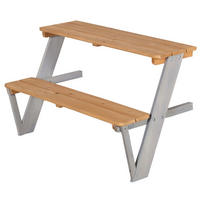 PICKNICKERWEITERUNGSSET für Spielhaus 456067 - Multicolor, Holz (89.5/55/43.5cm) - Roba