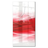 WANDUHR 30x60 cm - London Bridge - Rot, Glas (30/60/0.4cm) - TULUP
