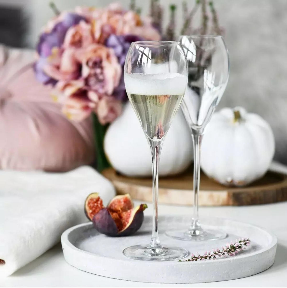 PROSECCO-GLÄSER, 6er-Set, 240 ml - Transparent, Glas (0.24L) - Krosno Glass