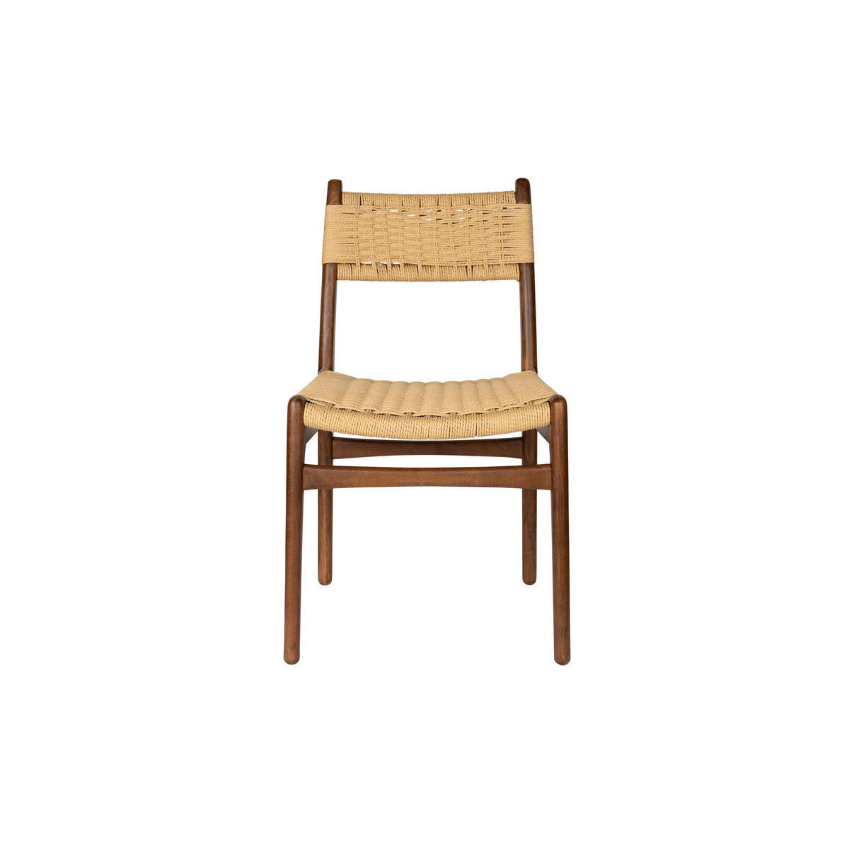 ESSZIMMERSTUHL Cecile Walnussfarbe - 2 er Set - Braun, Holz (50.2/81.3/47.1cm) - Dutchbone