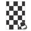 VINYL TEPPICH 150x225 cm Schachbrettmuster - Schwarz, Kunststoff (150/225cm) - TULUP