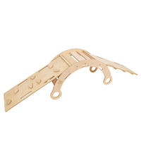 KLETTERBOGEN für Kinder, Natur - Braun, Holz (75/38/39cm) - MeowBaby