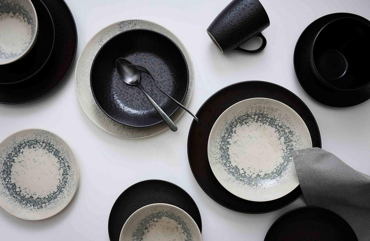 SUPPENSCHALE Kitwe Schwarz ø 20 cm 6er Set - Schwarz, Keramik (20cm) - Ritzenhoff Breker