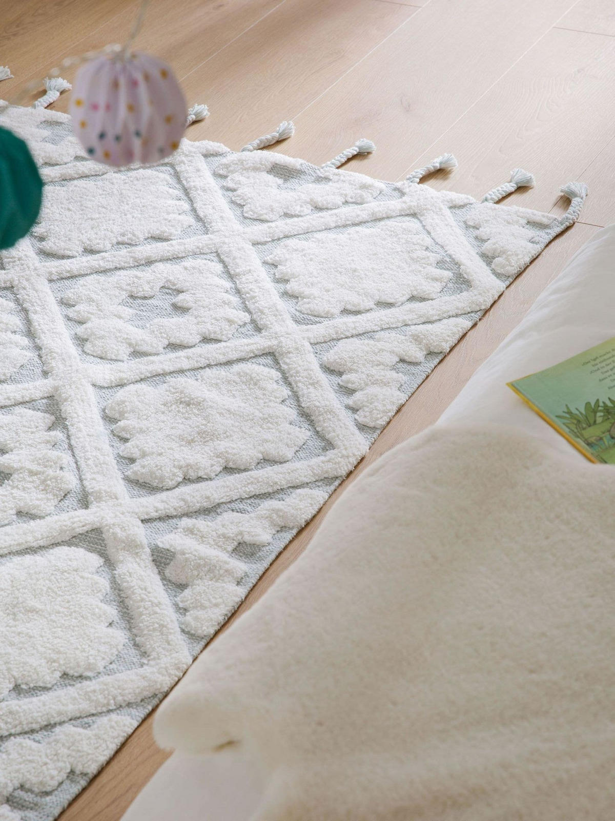 KINDERTEPPICH waschbar Matheo Mint 160x230 cm - Weiß, Textil (160/1cm) - KUNSTLOFT