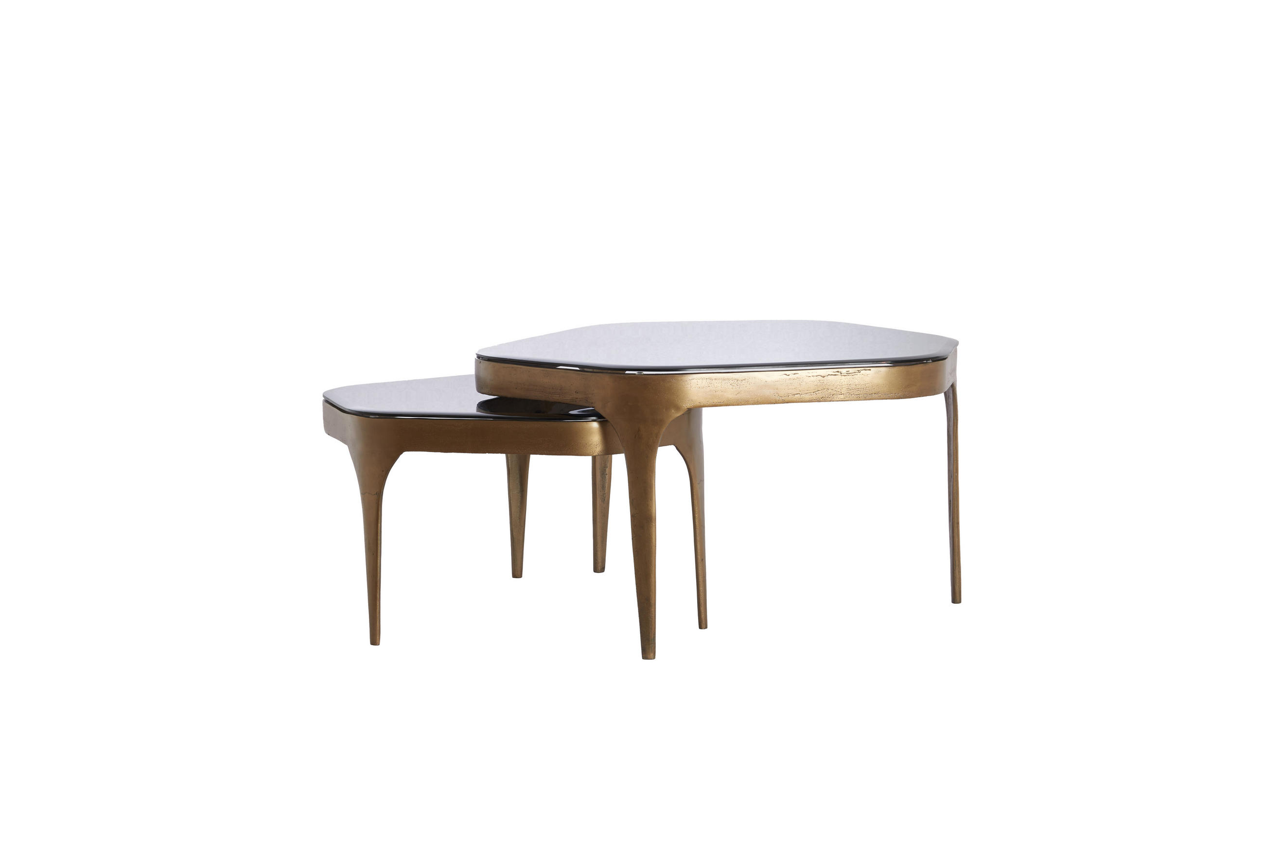 COUCHTISCH Avi Grau 77/70/42 cm - Grau, Metall (77/70/42cm) - Light & Living