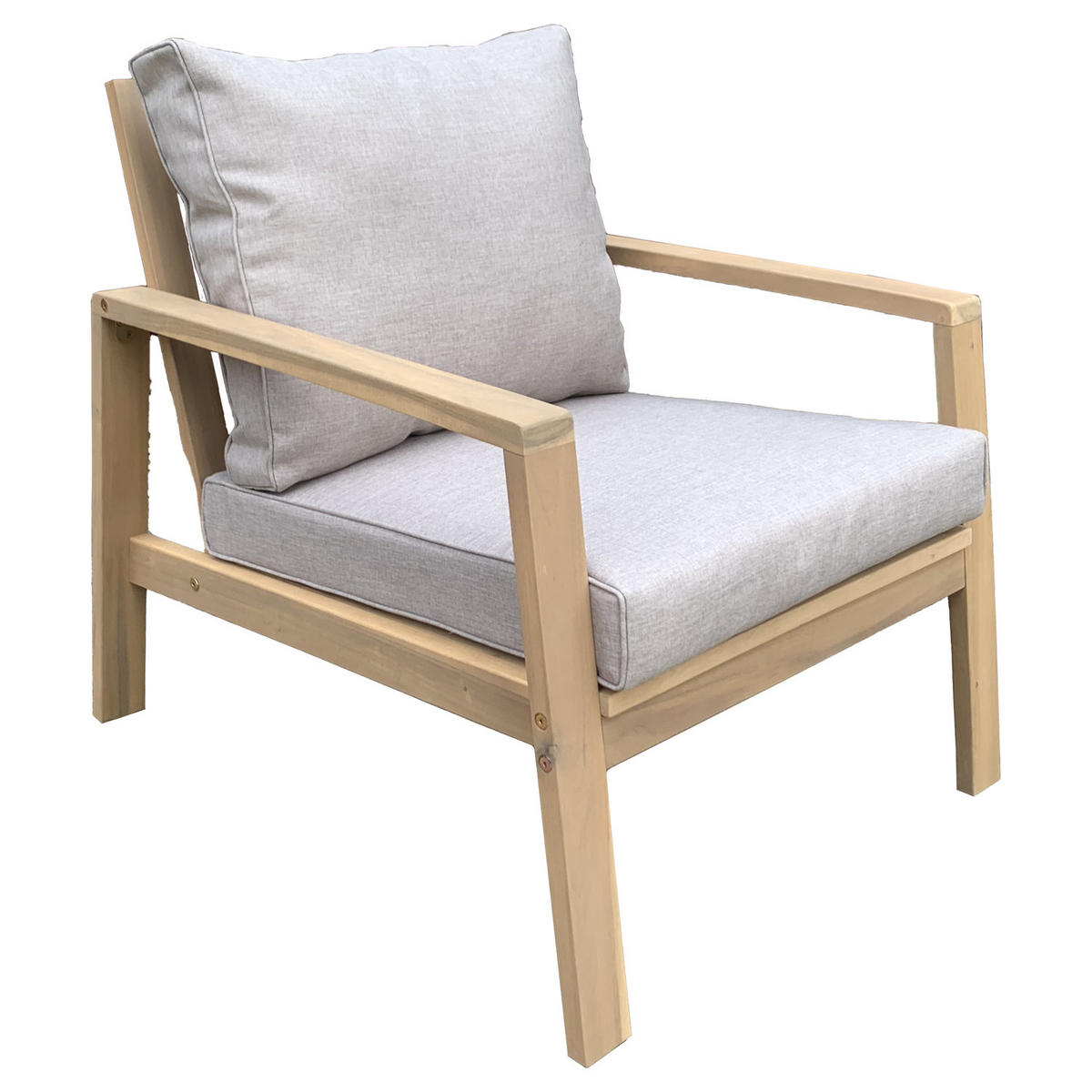 GARTENMÖBEL Gili Sand 2 Plätze - Beige, Holz - Happy Garden