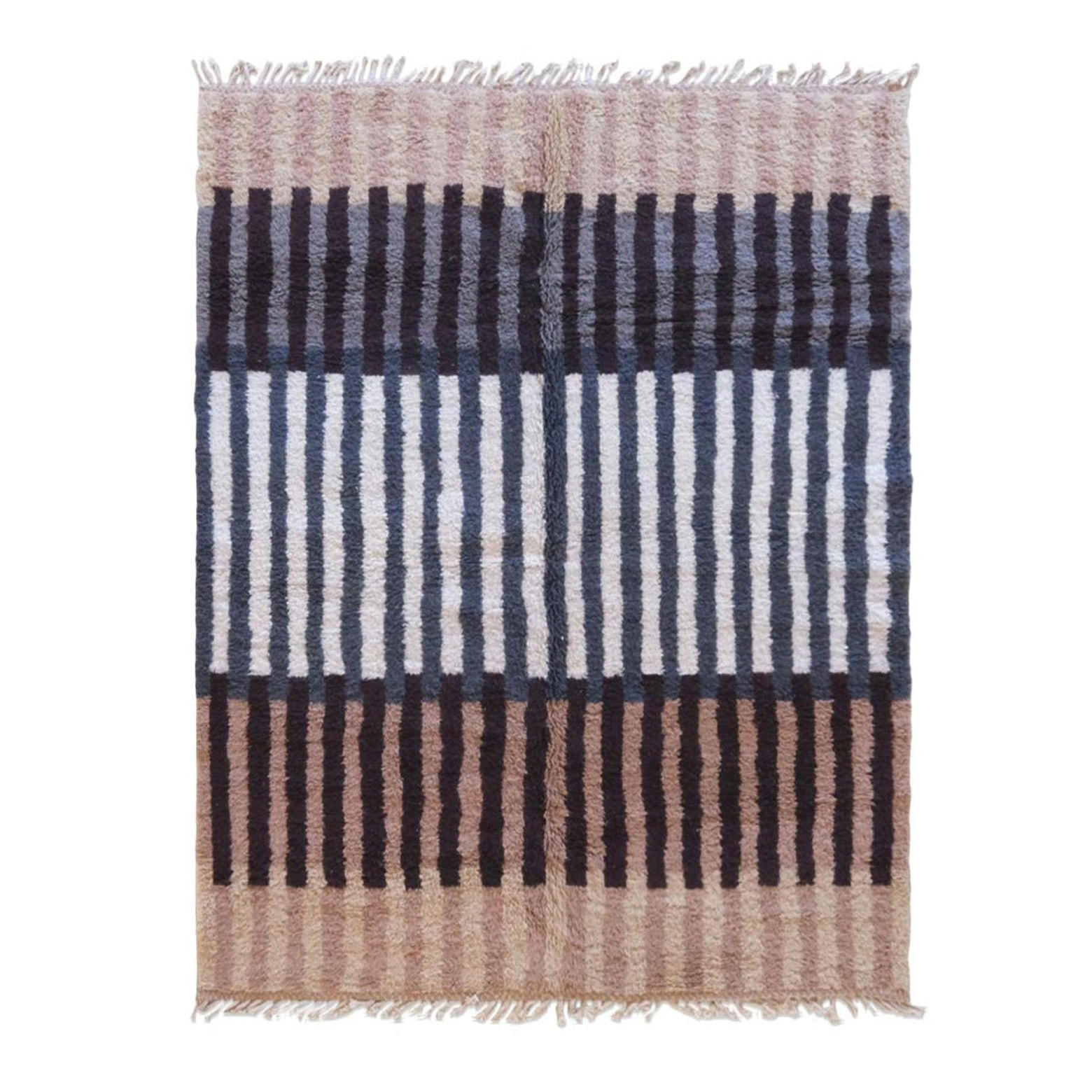 BERBERTEPPICH grafisch edel 253x 300 cm - Multicolor, Naturmaterialien (253/300cm) - AFK Living