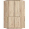 KLEIDERSCHRANK Sonoma-Eiche 100x50x180 cm - Sonoma Eiche, Holzwerkstoff (100/180/50cm) - Akord