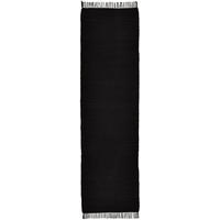 FLECKERLTEPPICH Chindi 70x250 cm - Schwarz, Textil (70/250cm) - Rug and Roll