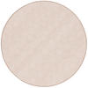 FEINSCHLINGE DESIGNER TEPPICH RUND CIRCLE - Beige, Textil (100/100cm) - Snapstyle