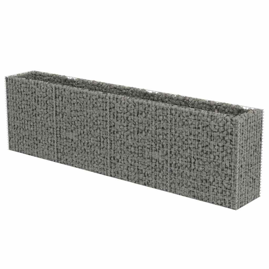 Deluke Gabionen Silber 360x100x50 cm