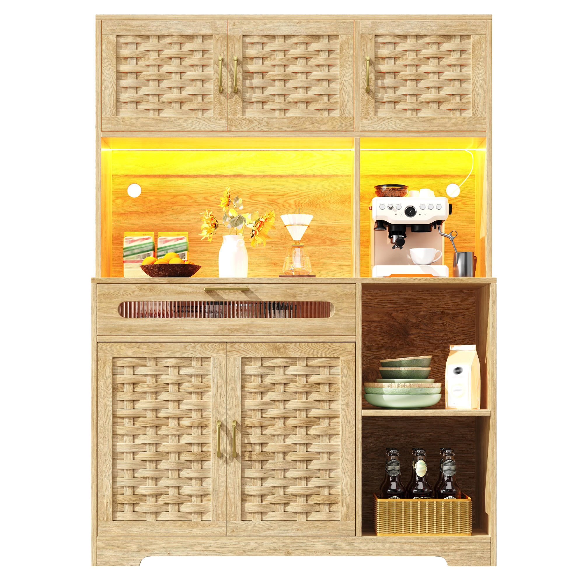 Okmyhome Anrichte Natur 40x180x120 cm