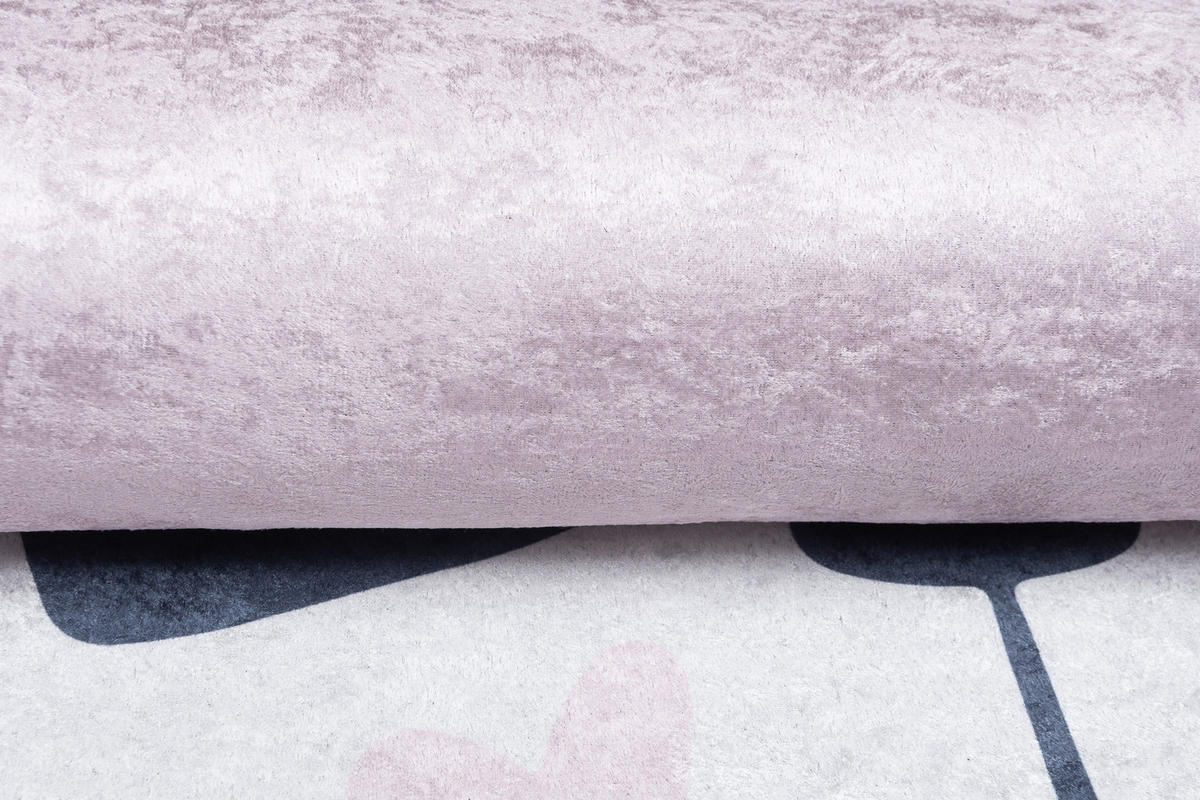 TEPPICH EMMA Rosa 160/230 cm - Rosa, Kunststoff (160/230cm) - Tapiso