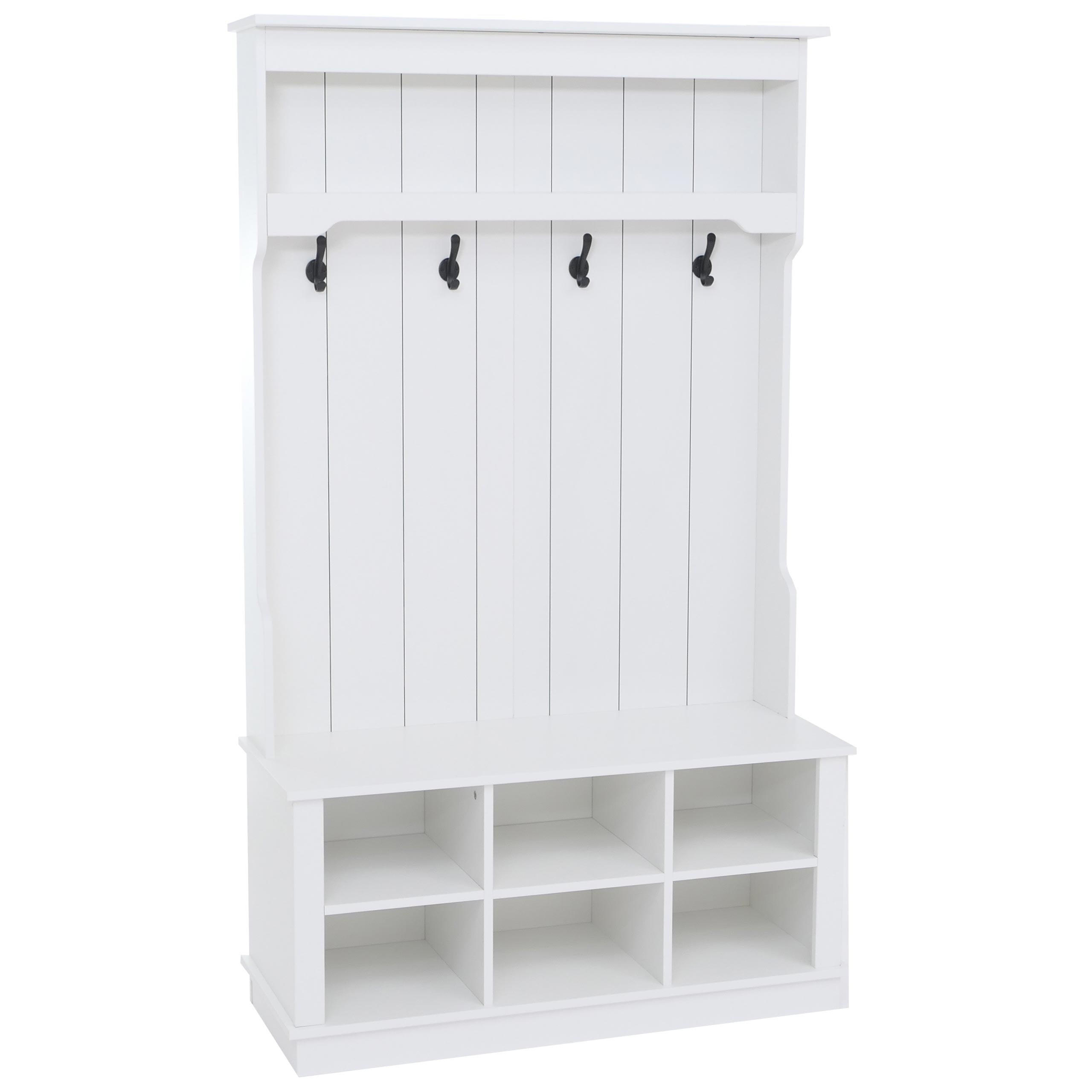 GARDEROBE Weiß - Weiß, Holz (100/170/39cm) - MCW